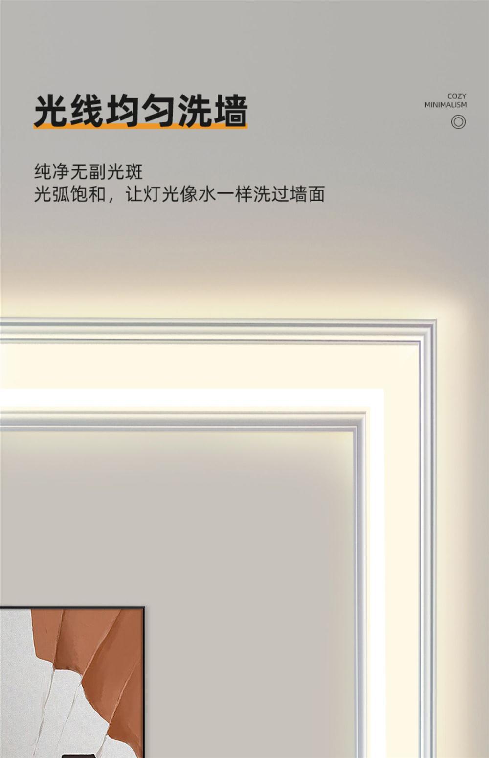 新品LED发光石膏线灯条家用免开槽吊顶阴角线灯天花板墙角顶角线-阿里巴巴