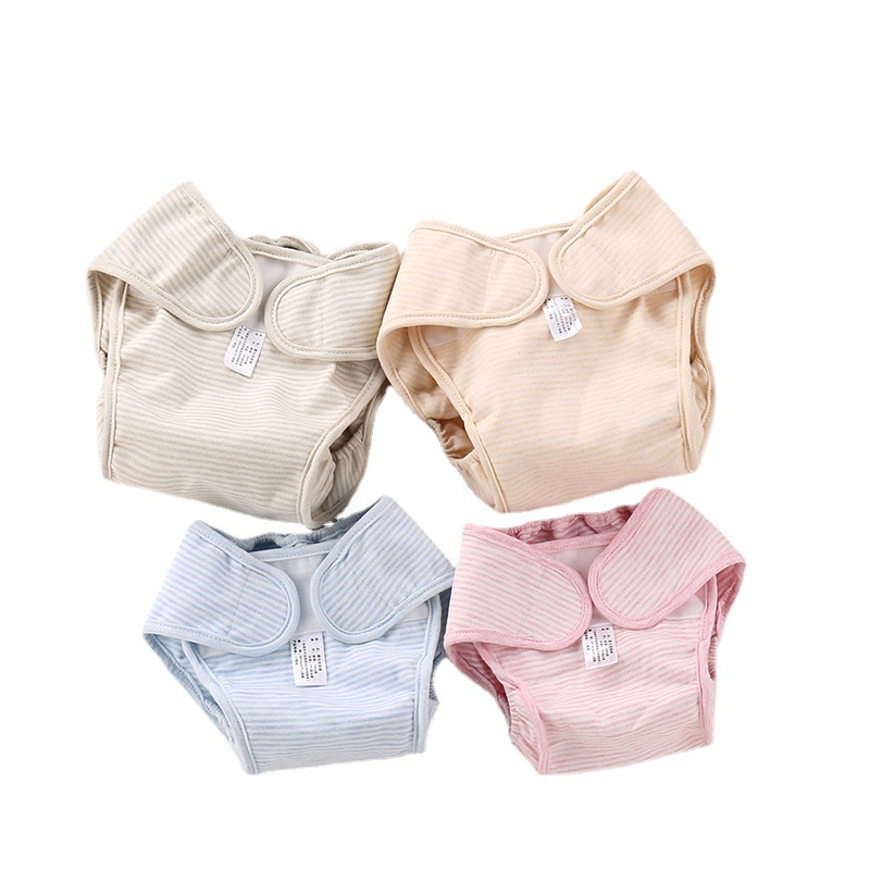 2024 3 size selection newborn diaper pants, colorful cotton diaper pants, breathable baby waterproof baby cloth diapers