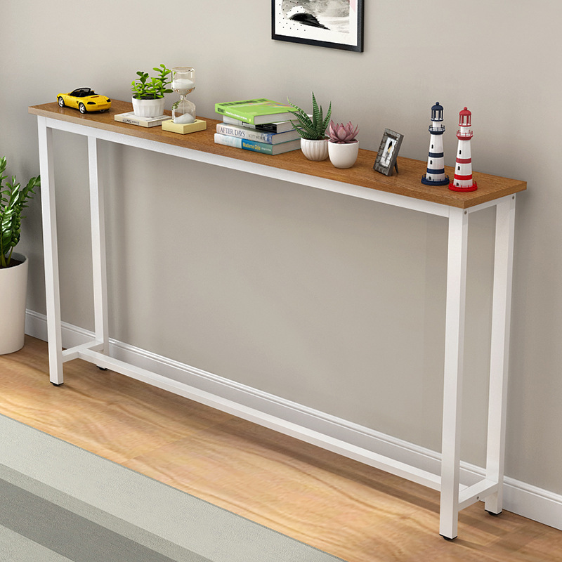 Home Study Table Narrow Table High Simple Rectangular Bar Small Desk Long Table Table Computer Table Single Layer Balcony