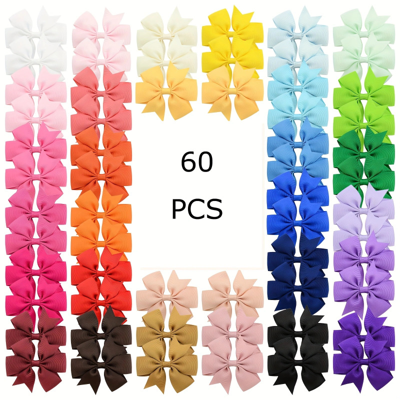 Amazon Comercio exterior hecho a mano del bebé cola de golondrina en forma de V costilla cinta arco horquilla accesorios para el cabello de los niños tocado 564 image 16