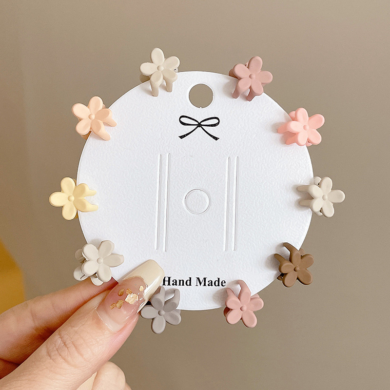 Flor de color dopamina pequeña broca de pelo broca de borde broca de frente broca de peluche broca de princesa pequeña broca de cabeza