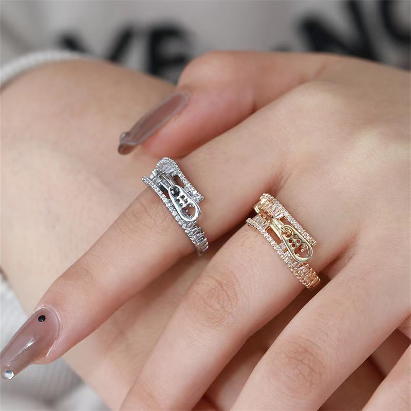 Wholesale Simple Style Heart Shape Copper Open Rings display picture 9