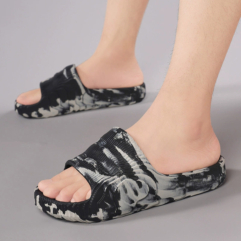 [Source Factory] Мужские камуфляжные модные тапочки с мягкой подошвой, кокосовая домашняя и уличная пляжная обувь