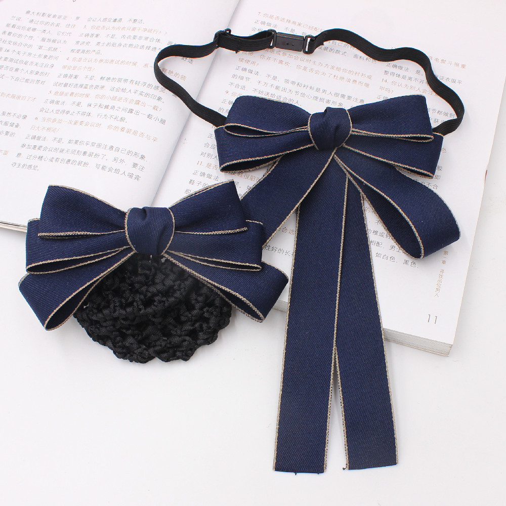 [Star Cat] head flower bow tie set business attire female bow tie Korean autumn collar flower spot wholesale TS192