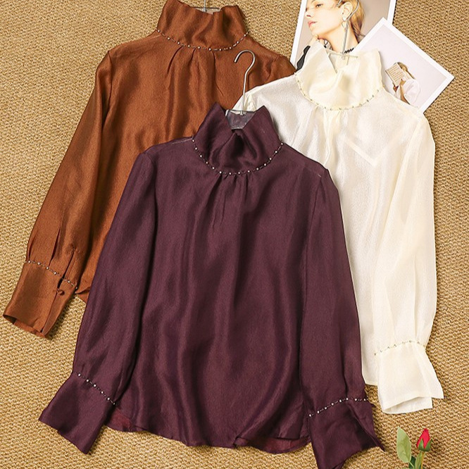 Wholesale of new fashionable long-sleeve base shirts, vests, inner tops, shirts, high-end T-shirts, and light luxury fashion blouses Wholesale of new fashionable long-sleeve base shirts, vests, inner tops, shirts, high-end T-shirts, and light luxury fashion blouses