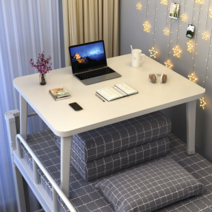 Heightened Bed Foldableing Small Table Computer Table Large Dormitory Desk Multi-Functional Home Bay Window Small Amazon
