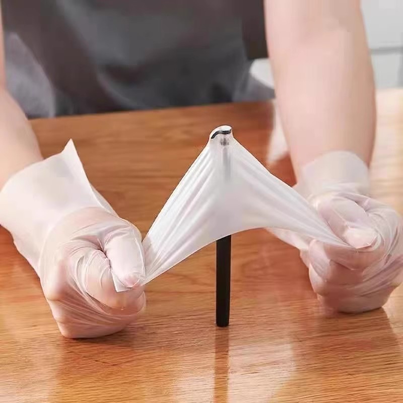 Guantes TPE desechables de película especial de grado alimenticio protector de restauración cocina de horneado limpia tareas domésticas gruesas y duraderas image 3