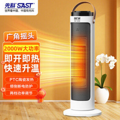 先科(SAST)速熱小太陽暖房器温風機家庭式縦型電気ヒーター広角首振り