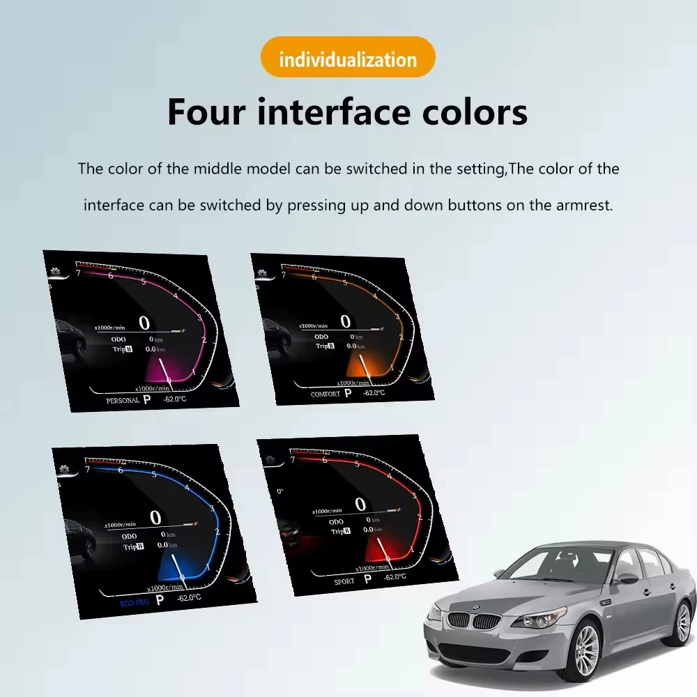 Подходит для цифровой панели приборов BMW 1 серии E81 E82 E87 E88 спидометр панели приборов LED экран