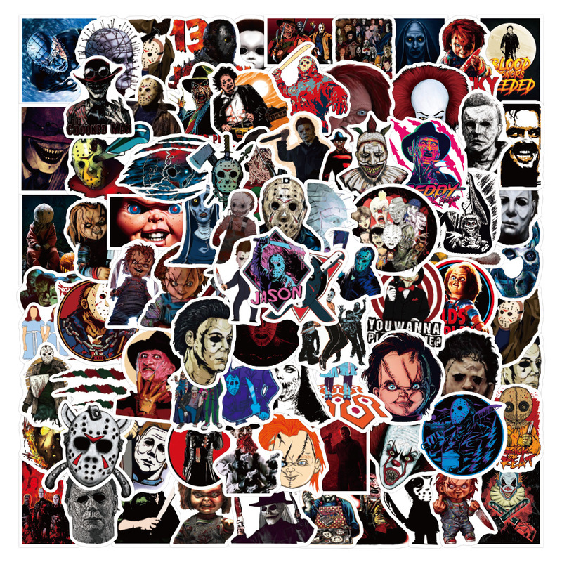 100 Cross Border Halloween Theme Thriller Character Graffiti Sticker Luggage Refrigerator Mobile Phone Luggage Wholesale 100 Cross Border Halloween Theme Thriller Character Graffiti Sticker Luggage Refrigerator Mobile Phone Luggage Wholesale