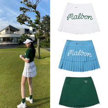 韓國原單高爾夫服裝女士裙子時尚高腰百褶裙golf短裙褲夏季