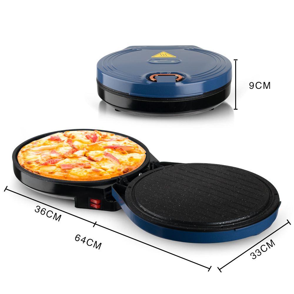 Electric Baking Pan Non-stick Double Sided Heating Pancake Maker_voghion.com