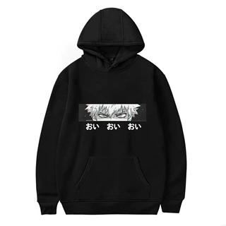 火影忍者动漫宽松加绒连帽衫跨境带帽卫衣anime hoodie
