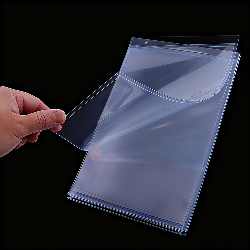 A4 vertical sheets (one can hold up to 12 sheets)