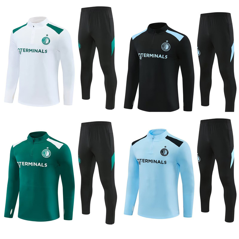 2026 Autumn/Winter Long-Sleeve Set Feyenoord Football Training Suit Children's Half-Zip Sportswear Adult Export 2026 Autumn/Winter Long-Sleeve Set Feyenoord Football Training Suit Children's Half-Zip Sportswear Adult Export