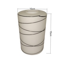 灯具配件:奶白直筒磨砂玻璃吊灯灯罩 台灯吸顶灯饰灯罩 E27跨境
