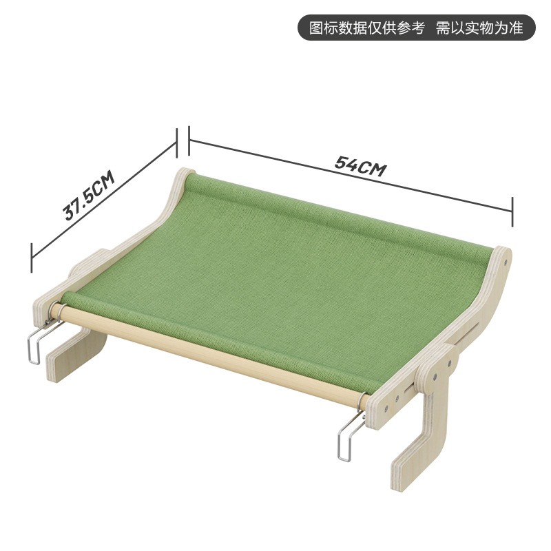 Gato nido colgante gato cama balcón sofá de madera maciza gato hamaca ajustable Cuatro Estaciones universal gato nido entrega de una pieza