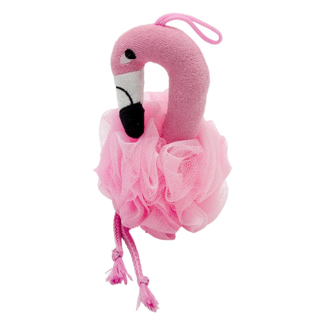 INS estilo Flamingo Flor de baño de dibujos animados lindo Bola de baño para niños Corazón de niña Bola de baño de flores de baño Bola de baño