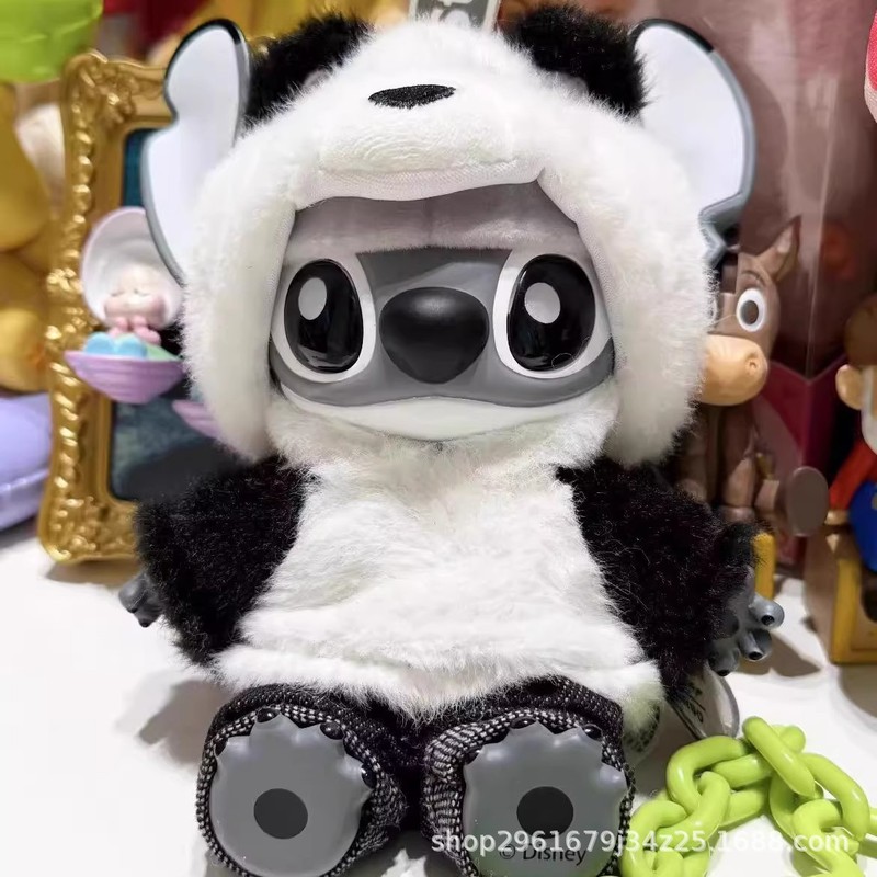 熊猫史迪奇GenZ街头系列搪胶毛绒玩偶包包挂件史迪仔盲盒盲盒卡通|undefined