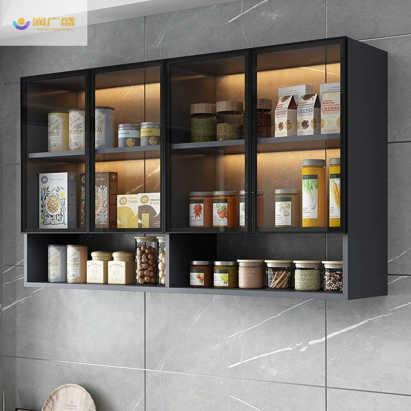 Шкаф из массива дерева шкаф для кухни стеклянные двери настенный шкаф настенный шкаф для хранения на балконе ванная комната ванная комната туалет настенный шкаф