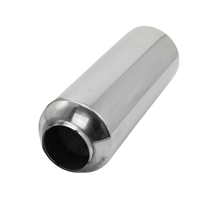 Car Modification Parts Stainless Steel Mid-Section Exhaust Pipe Vortex Resonator Silencer