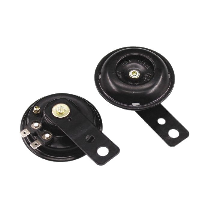 Bocina Monotonal Impermeable para Moto Eléctrica 12V 48V 60V de Metal para Triciclo