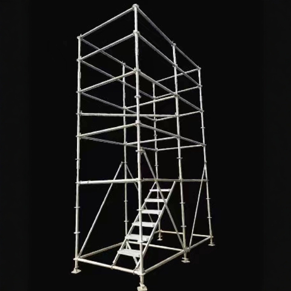 厂家供应 盘扣式脚手架 建筑内架圆盘架 多种规格盘扣脚手架