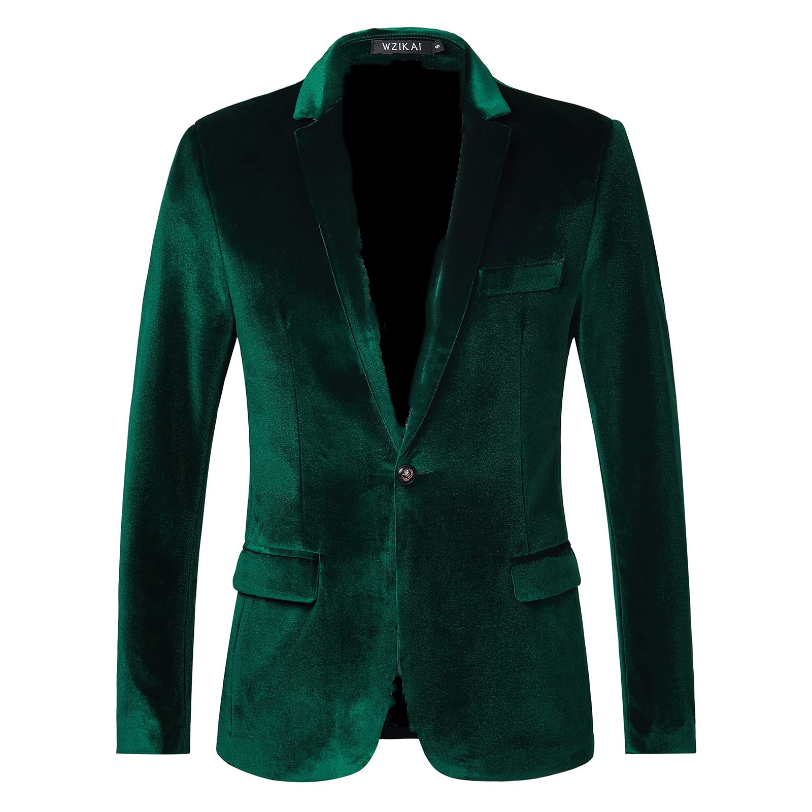 Odzież męska wiosna i jesień męska casual slim fit złota aksamitna marynarka garniturowa mały garnitur młodzieżowa sukienka cienka męska kurtka_voghion.com