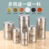 stainless steel barbecue Sauce pot bottle pepper Seasoning box Jar Cumin Bottle kitchen Condiments Salt shaker