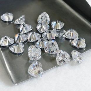 Heart-Shaped Hs Guaitai Material 5Aspg Cut Zircon Cubic Zirconia Loose Stone
