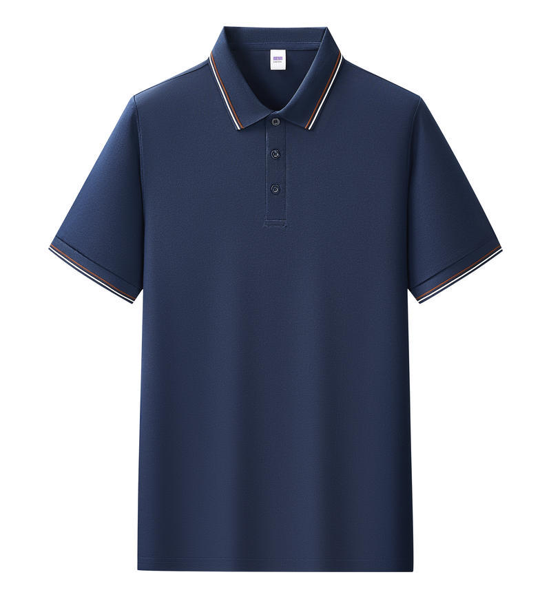 Camisas de polo de tamaño grande personalizadas logotipo de verano transfronterizo de algodón de hielo ropa de trabajo equipo de trabajo camiseta de manga corta personalizada