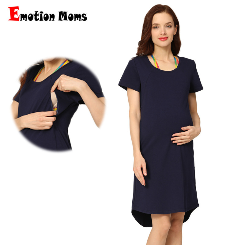 2025 Pregnant Women's dress Summer Straight Elastic Outgoing plus size Women's Women's Prenatal and Postpartum Cotton Short-sleeved Lactation Skirt 2025 Pregnant Women's dress Summer Straight Elastic Outgoing plus size Women's Women's Prenatal and Postpartum Cotton Short-sleeved Lactation Skirt