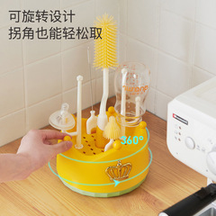 Rotating Silicone Baby Bottle Brush, Nipple Brush, Sipper Brush, Rotating Bottle Cleaning Brush, Cleaning Brush Set