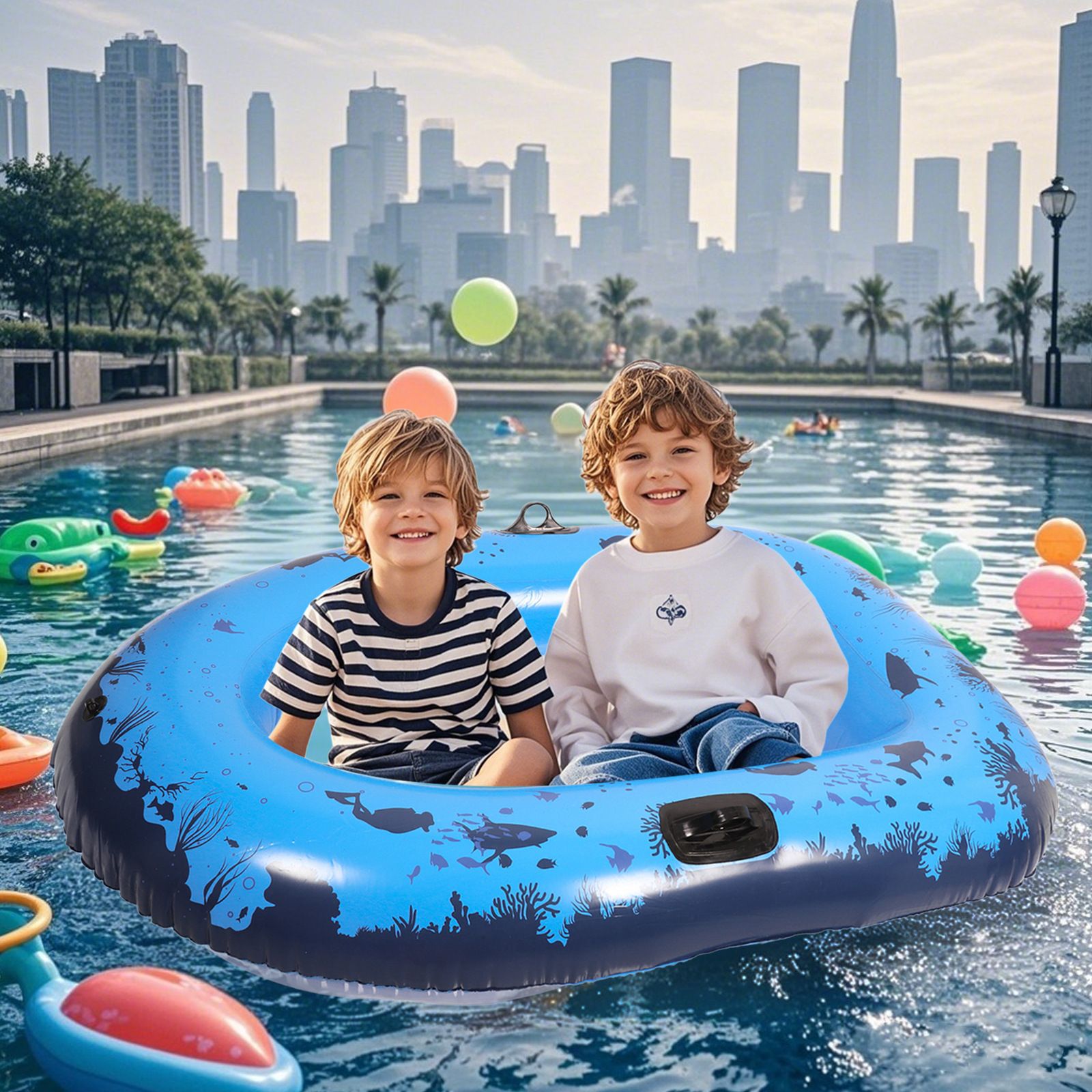 国境を越えたPVCは、空気入りフラミンゴが水上に乗って背もたれのリクライニングチェアに乗って泳いでベッドの水上用品を浮かべる