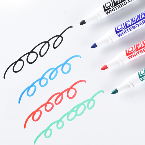 High Capacity 2mm Black Blue Red Green White Erasable Refillable Water Pen Black Drawing Board Pen Direct Manufacturer Sale