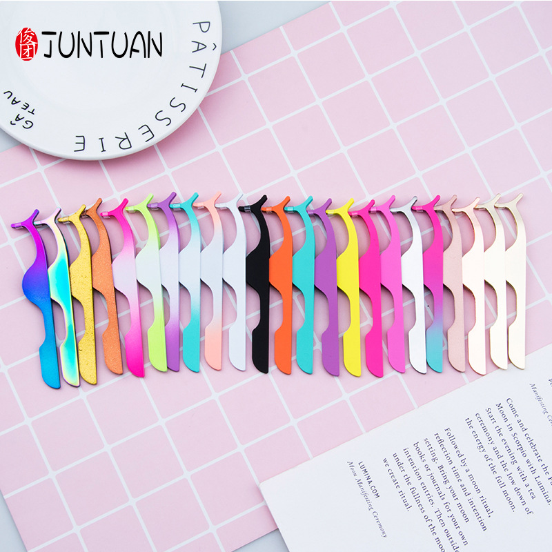 Suministro directo de fábrica rizador de pestañas ayuda de pestañas falsas pinzas de pestañas anti-sacudida de mano arco clip cosmético