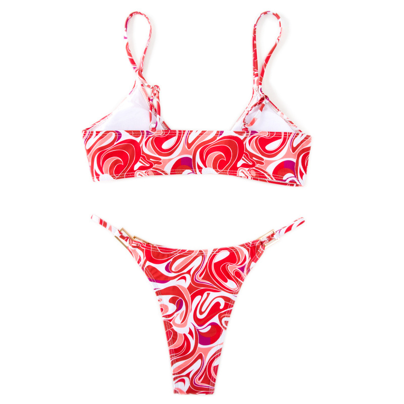 Women's Ditsy Floral 2 Pieces Set Bikinis Swimwear display picture 8