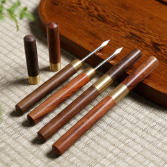 Factory shipping Black Sandalwood Rosewood Tea Needle Tea Knife Pu-erh Tea Cone Tea Cake Tool Tea Ceremony Accessories Can Carve