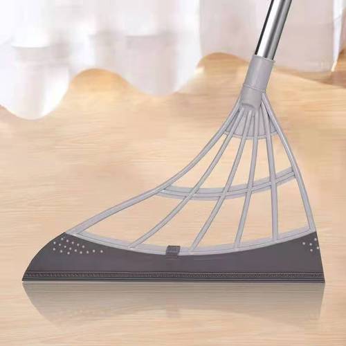 Manufacturer wholesale black technology magic broom silicone sweeping floor cleaning floor wiper household toilet lazy broom