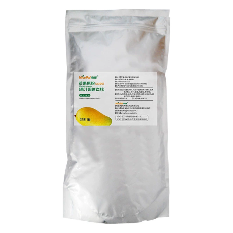 Nanpai Манго Порошок Хайнань Фруктовый Растительный Экстракт Чонг Напиток Мороженое Молочный коктейль Выпечка Порошок Пищевое Сырье 1 кг