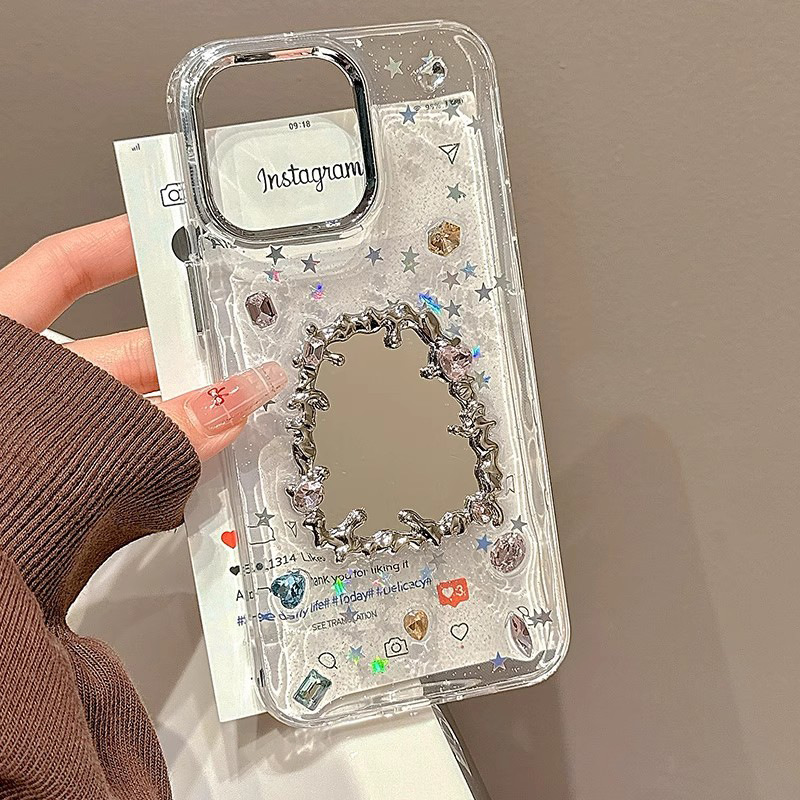 Gem square mirror