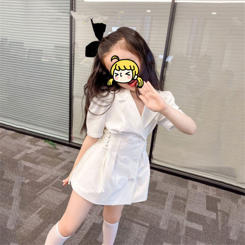 Goddess-style suit dress, waist-cinching and versatile skirt, British-style A-line skirt for girls, summer trend