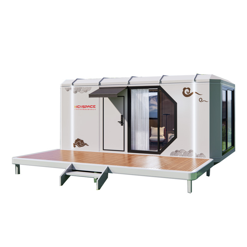 Casa integrada móvil Área escénica Resorts Hotel Camping Residence Star Sunshine Room Modular Space Capsule