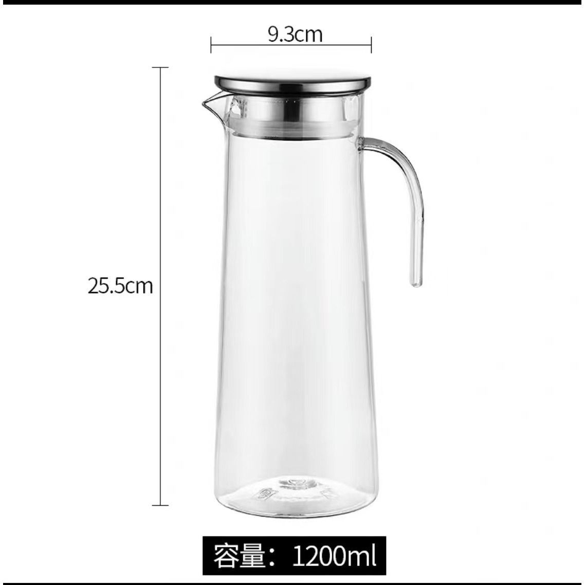 Jarra de acrílico olla de jugo de plástico hervidor de agua fría restaurante bar KTV olla de bebidas resistente a altas temperaturas olla de limón a prueba de explosiones