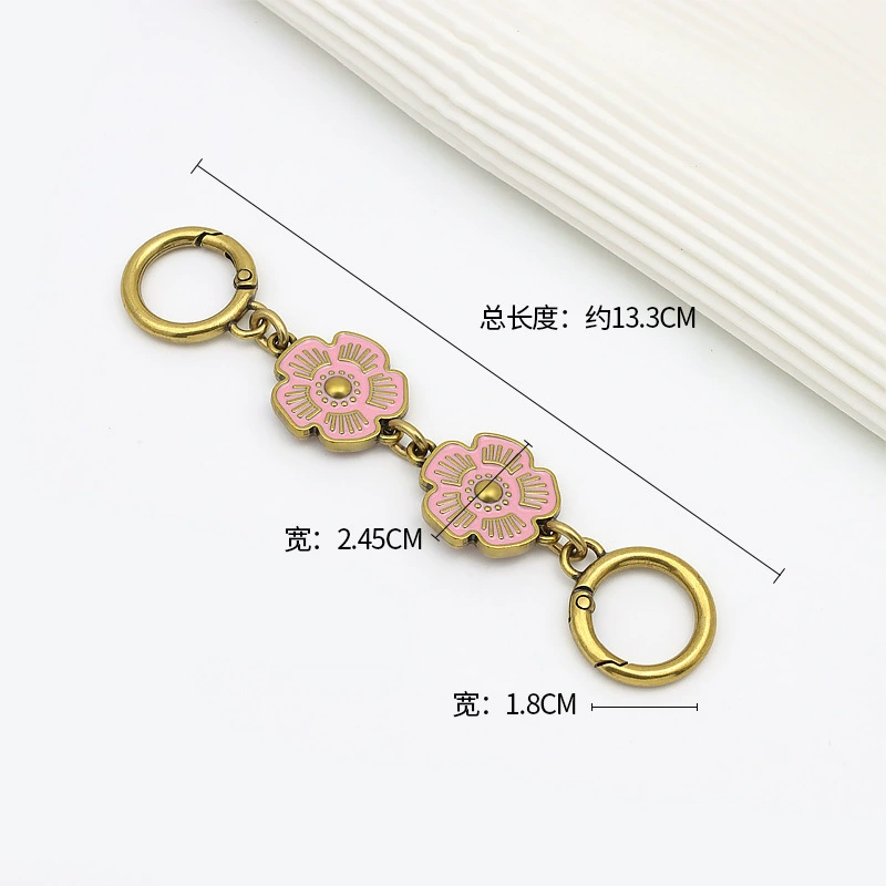 Kochi Xiangbule tabby Baccarat bag modified camellia extended decoration underarm lengthened shoulder strap chain accessories
