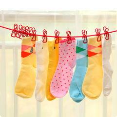 不生鏽金屬夾子晾衣夾家用晾曬衣服夾子風小固定衣架大號曬襪子