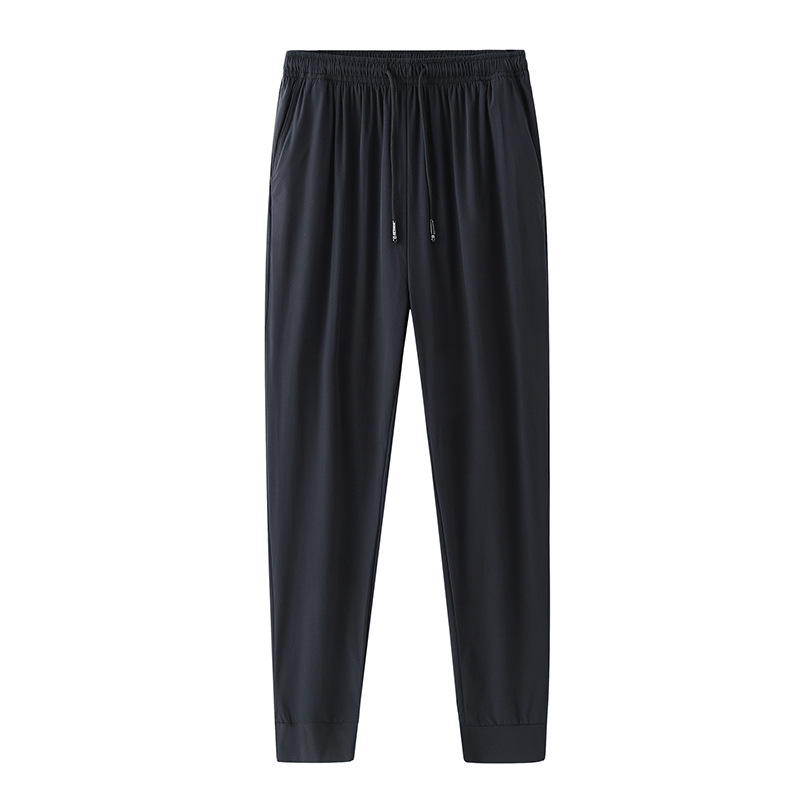 Sports silk men's thin cool trousers for leisure