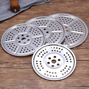 Wholesale 410 stainless steel steamed buns Steamed buns Steamed buns Steamed Cage pieces round pot rack cooking rack steamed dumplings household water proof
