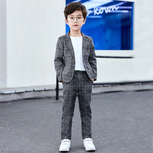 Boys' suit leisure suit, spring and autumn Korean style fashion spring outfit, children's clothing, kids' performance piano dress