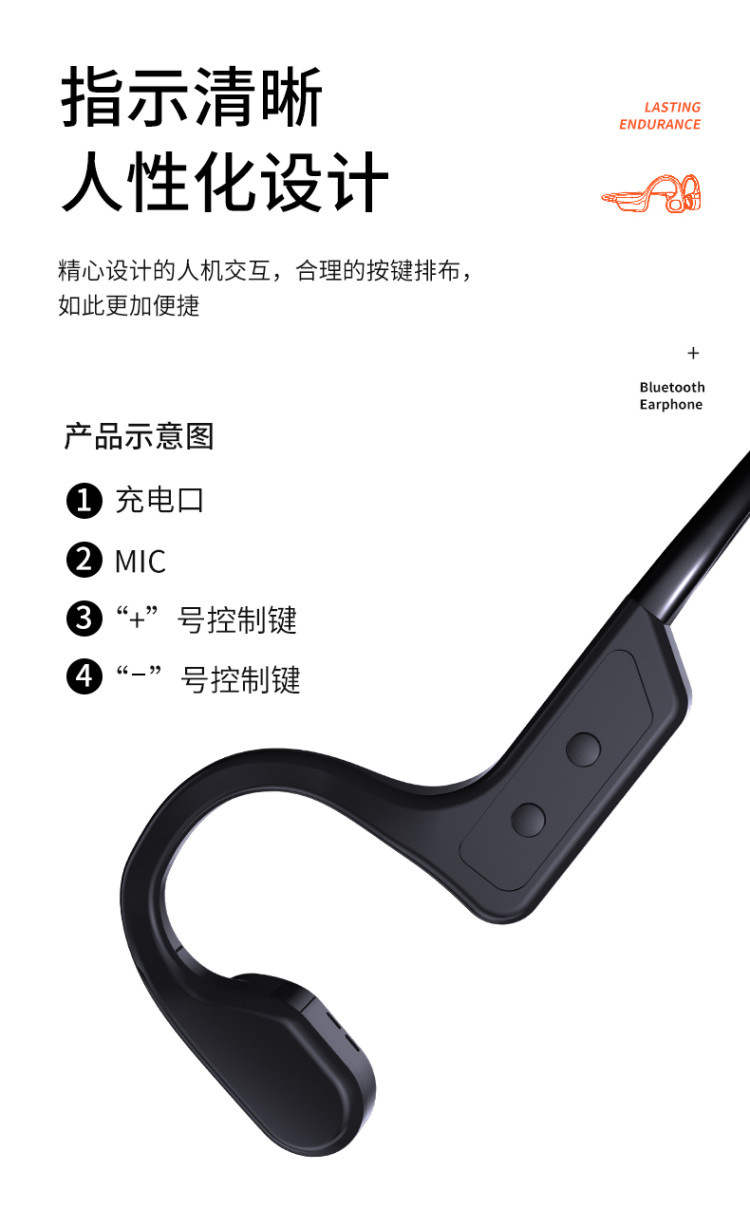 骨传导蓝牙耳机
